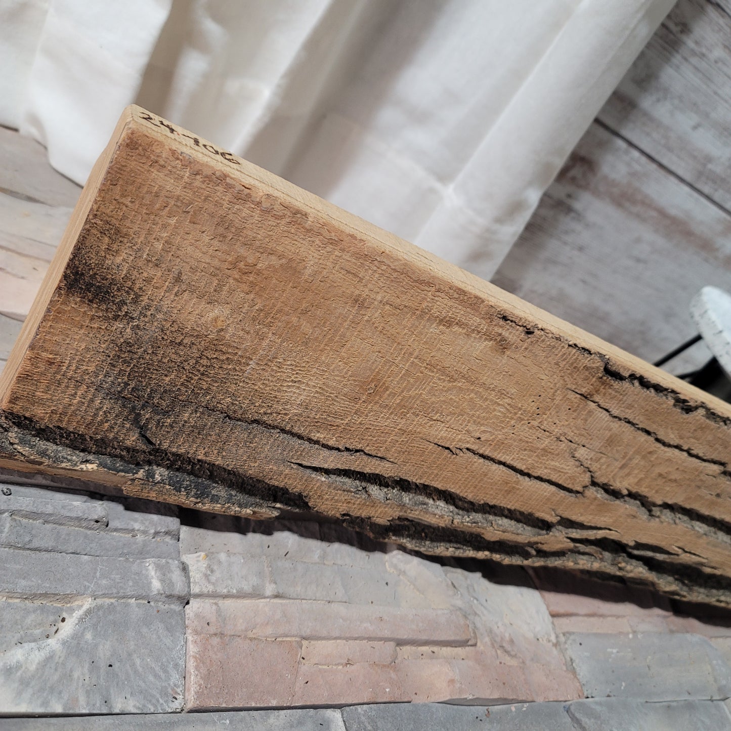 24" 2 Row Peg Loom - Live Edge - Sassafras