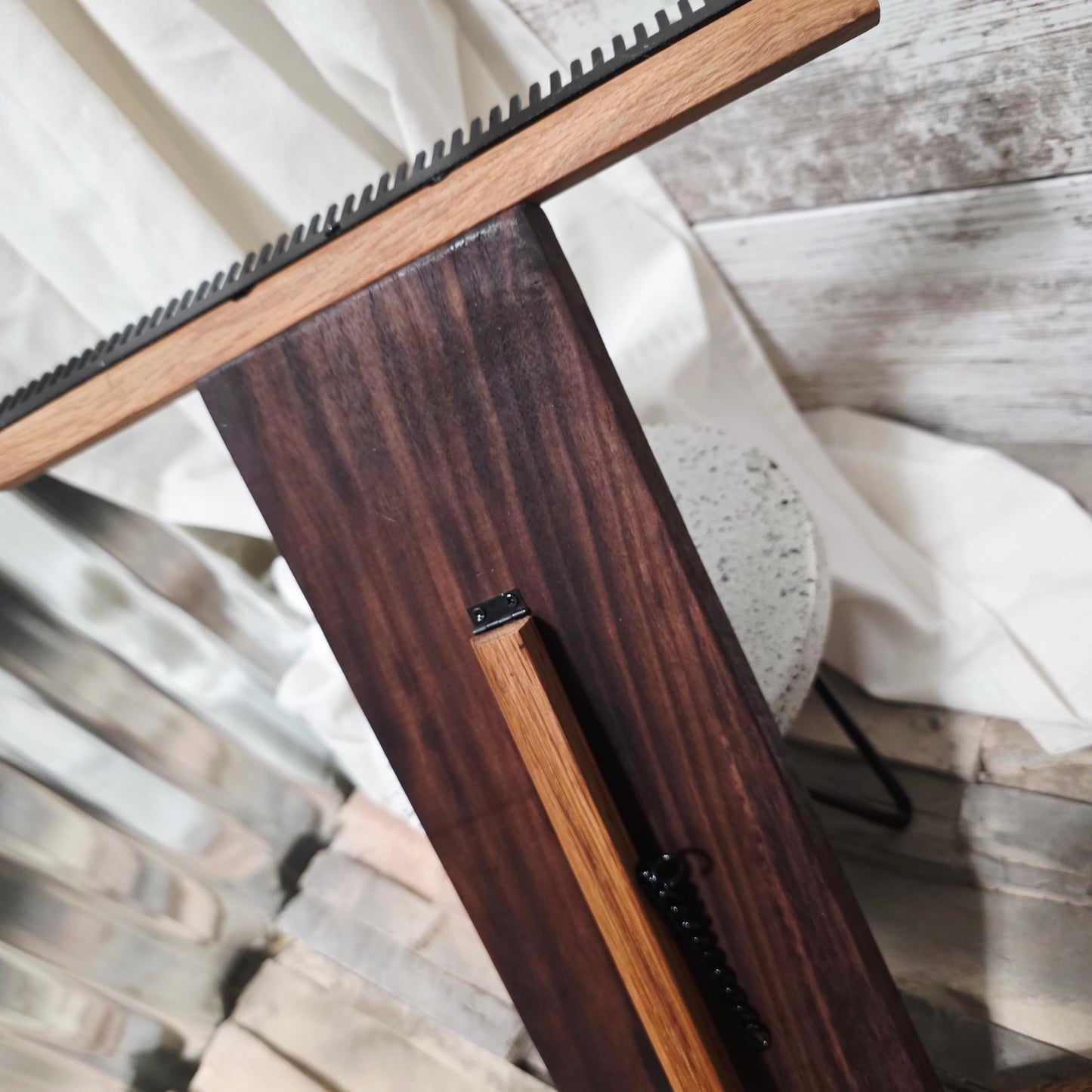 12" x 15" Walnut Tapestry Loom