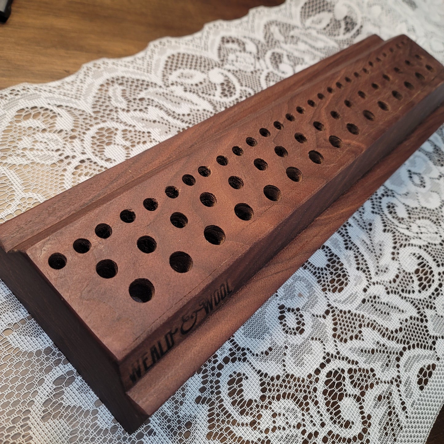 18" Goldilocks Peg Loom - Black Walnut *pre-order*