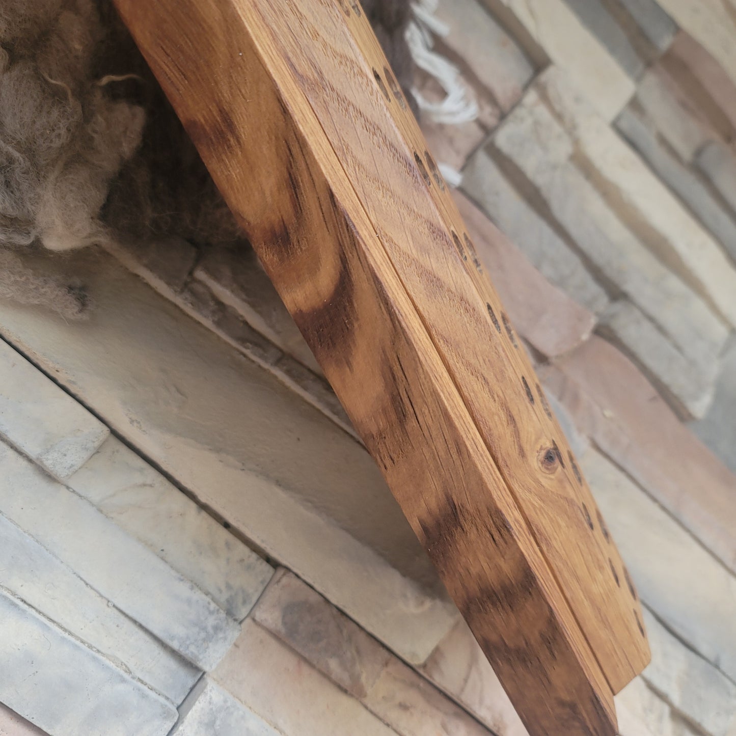36" 2 Row Peg Loom - White Tiger Oak - 25-205