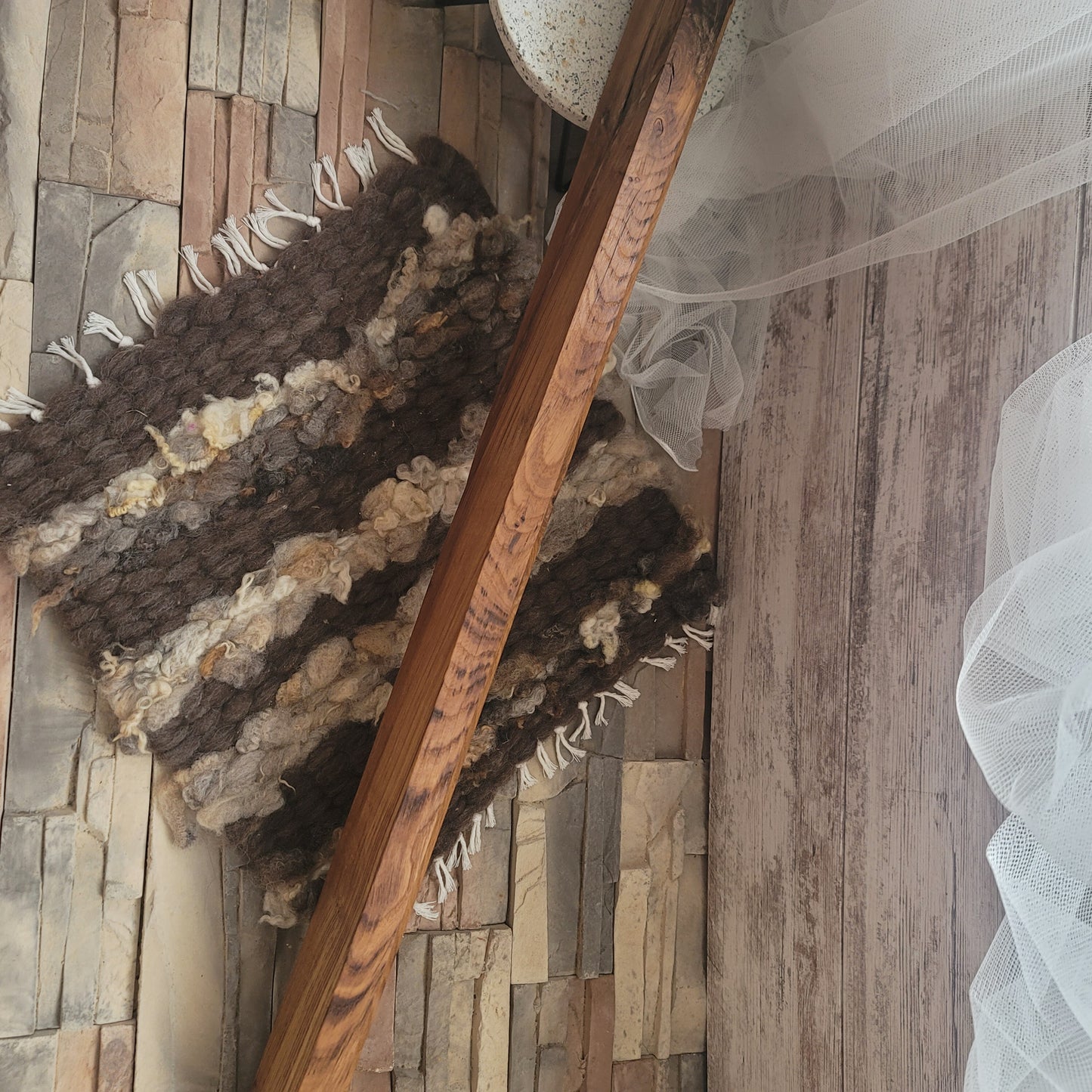 36" 2 Row Peg Loom - White Tiger Oak - 25-205