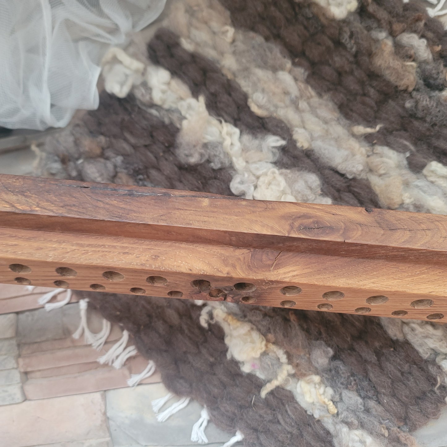 36" 2 Row Peg Loom - White Tiger Oak - 25-205