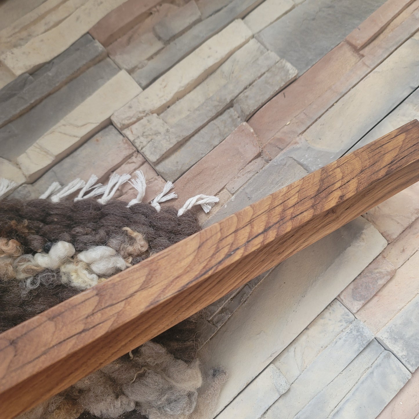 36" 2 Row Peg Loom - White Tiger Oak - 25-205