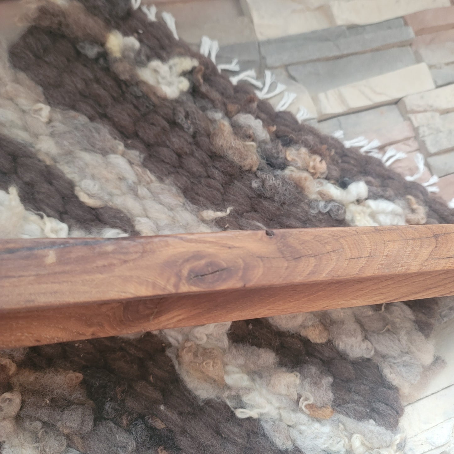 36" 2 Row Peg Loom - White Tiger Oak - 25-205