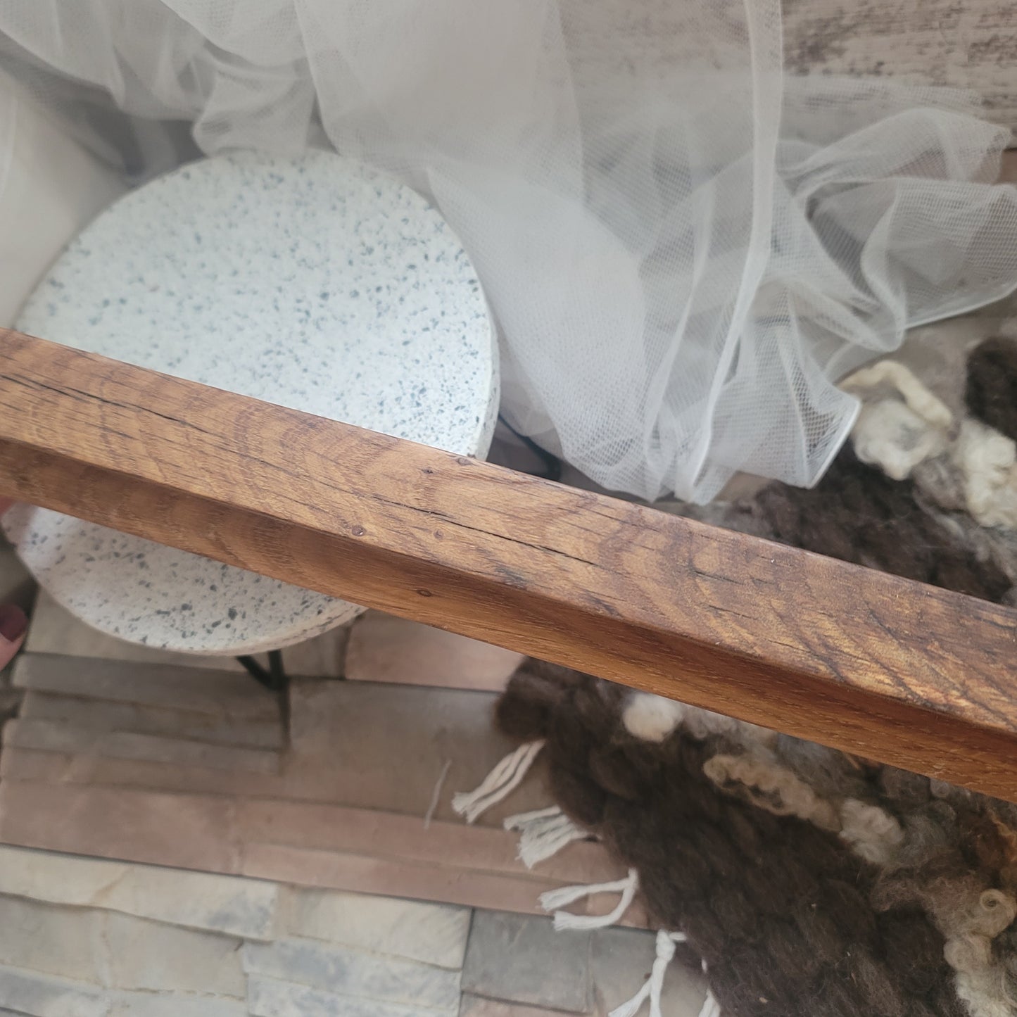 36" 2 Row Peg Loom - White Tiger Oak - 25-205
