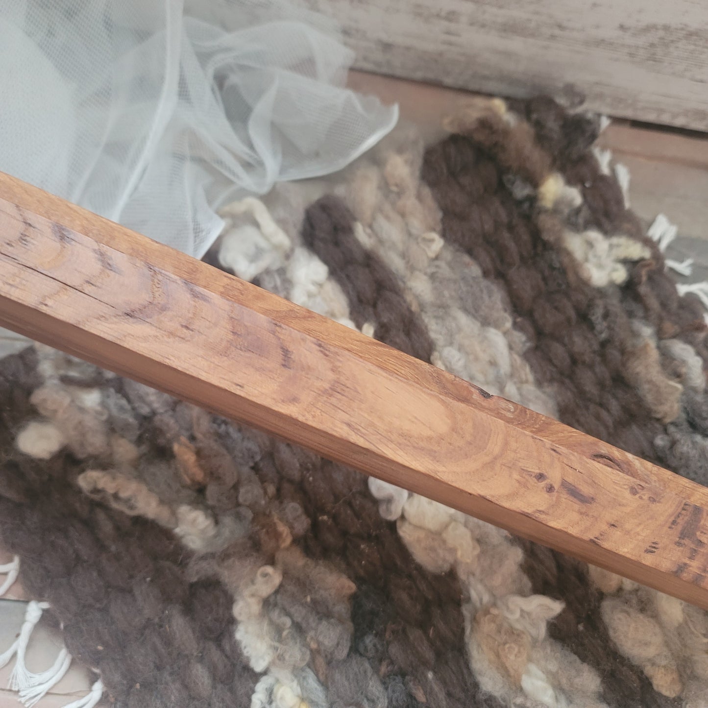 36" 2 Row Peg Loom - White Tiger Oak - 25-205