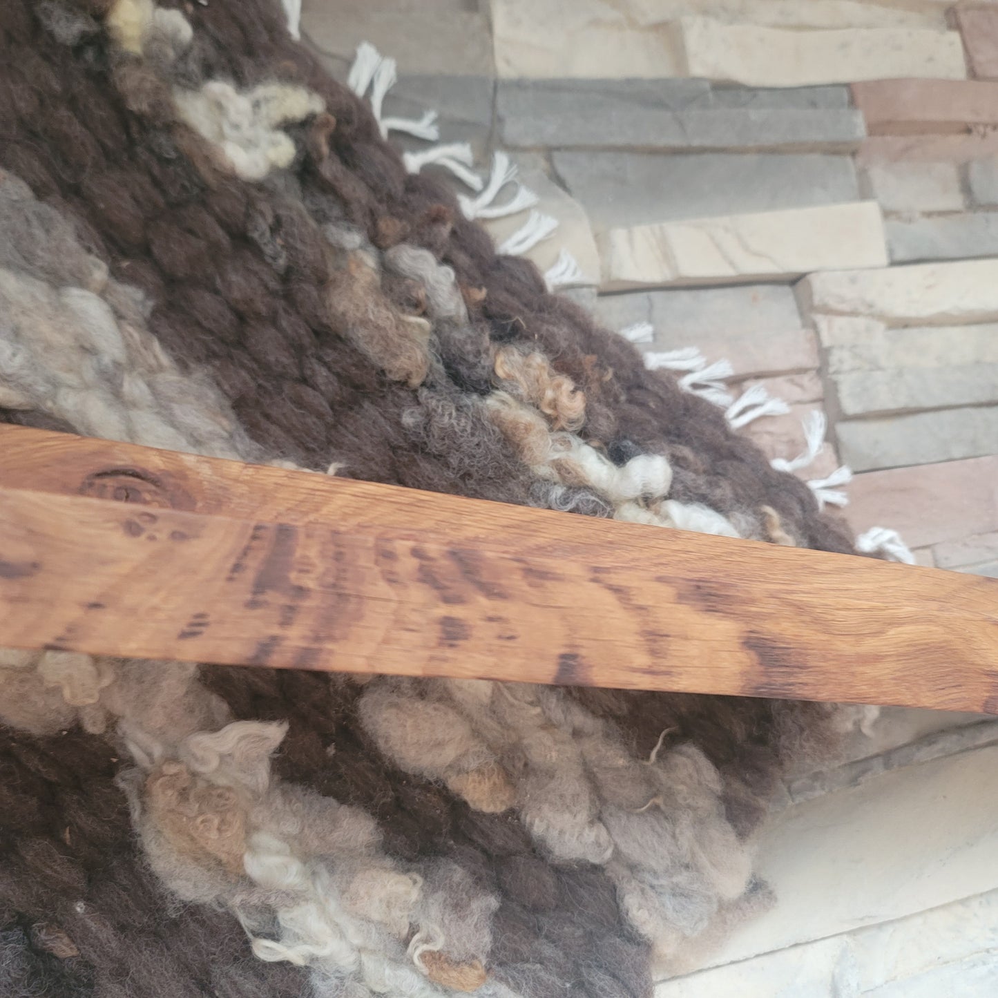 36" 2 Row Peg Loom - White Tiger Oak - 25-205