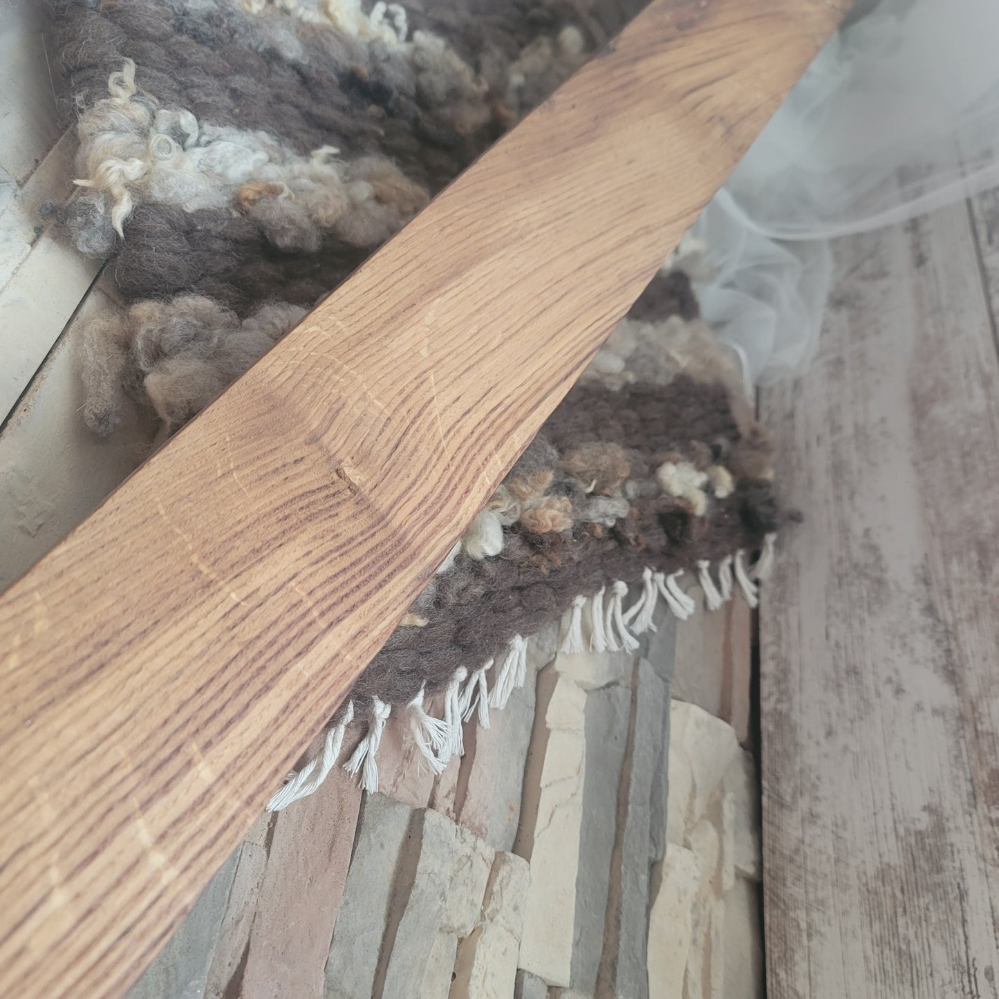 36" 2 Row Peg Loom - White Tiger Oak - 25-205