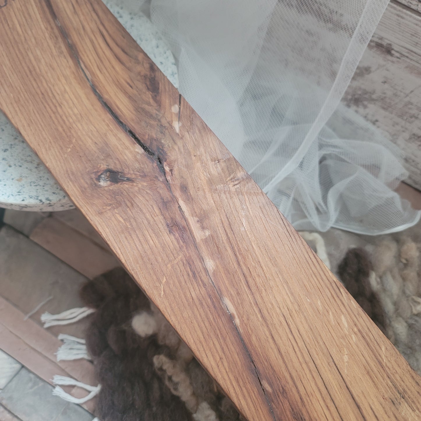 36" 2 Row Peg Loom - White Tiger Oak - 25-205
