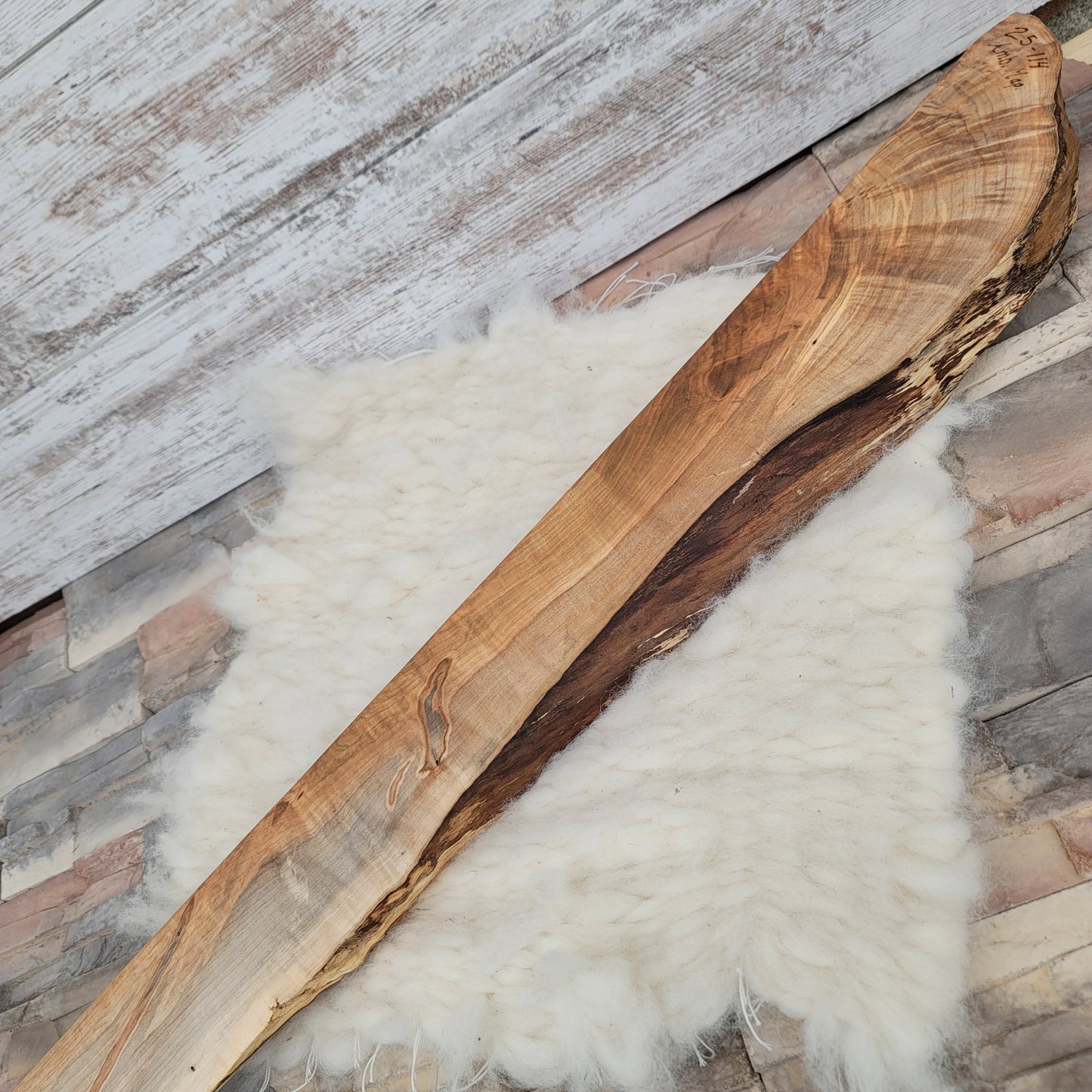 39" Ambrosia Maple Live Edge Goldilocks Peg Loom - 25-114
