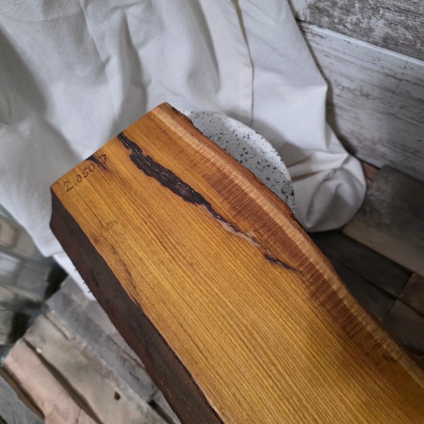 44" Live Edge Osage Orange Goldilocks Peg Loom