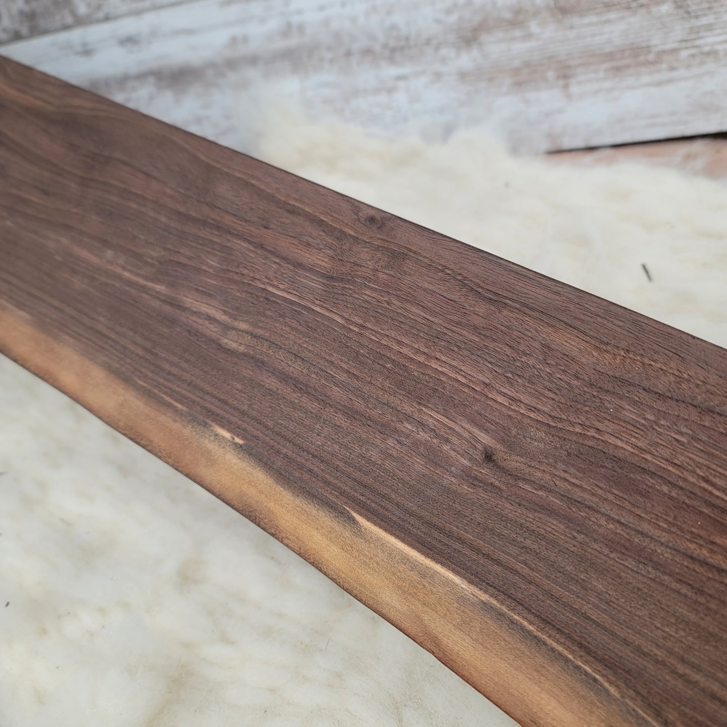 38" Goldilocks Peg Loom - Walnut Live Edge - 25-084