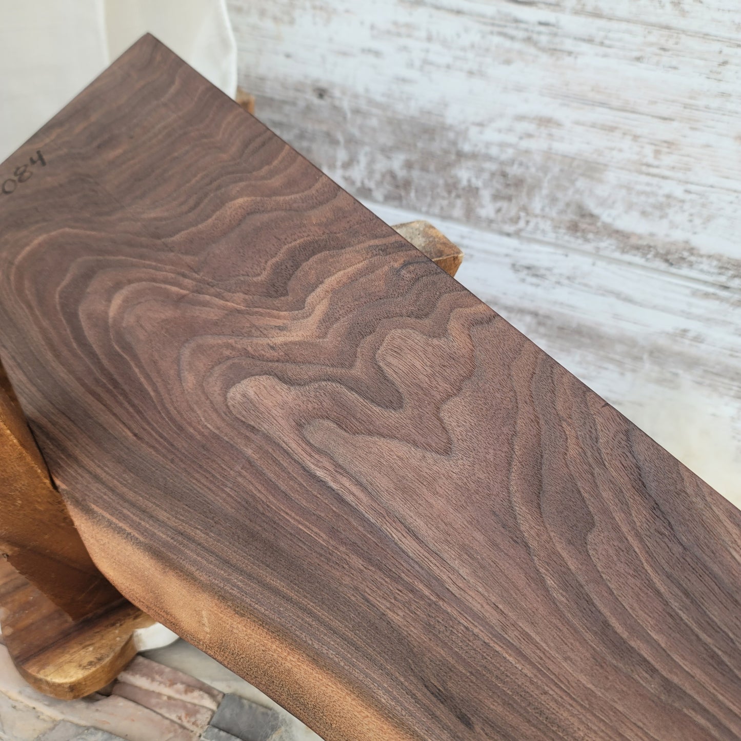 38" Goldilocks Peg Loom - Walnut Live Edge - 25-084