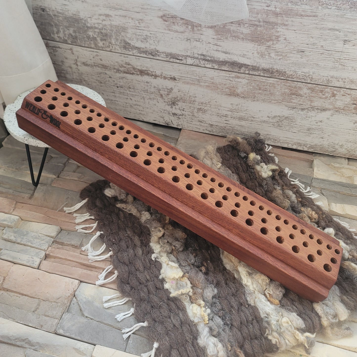 24" Sapele Goldilocks Peg Loom - 25-177