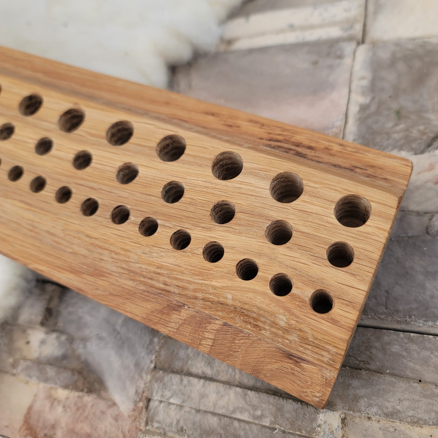 36" Goldilocks Peg Loom - White Tiger Oak - 25-070