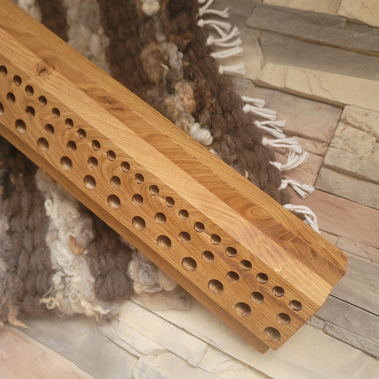 28" Goldilocks Peg Loom - White Tiger Oak - 25-195