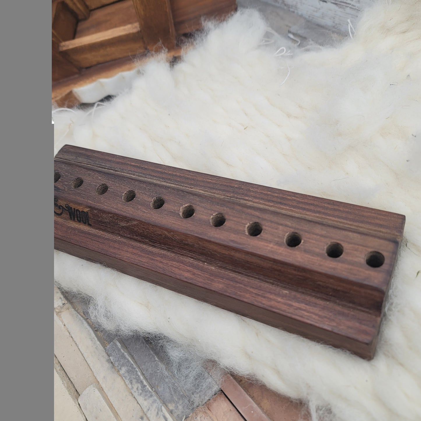 12" OG Peg Loom - Black Walnut - 25-074