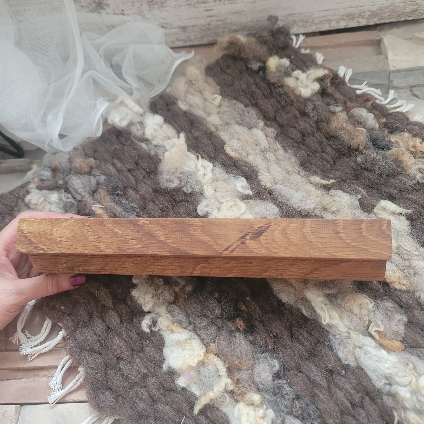12" OG Peg Loom - White Oak - 25-198