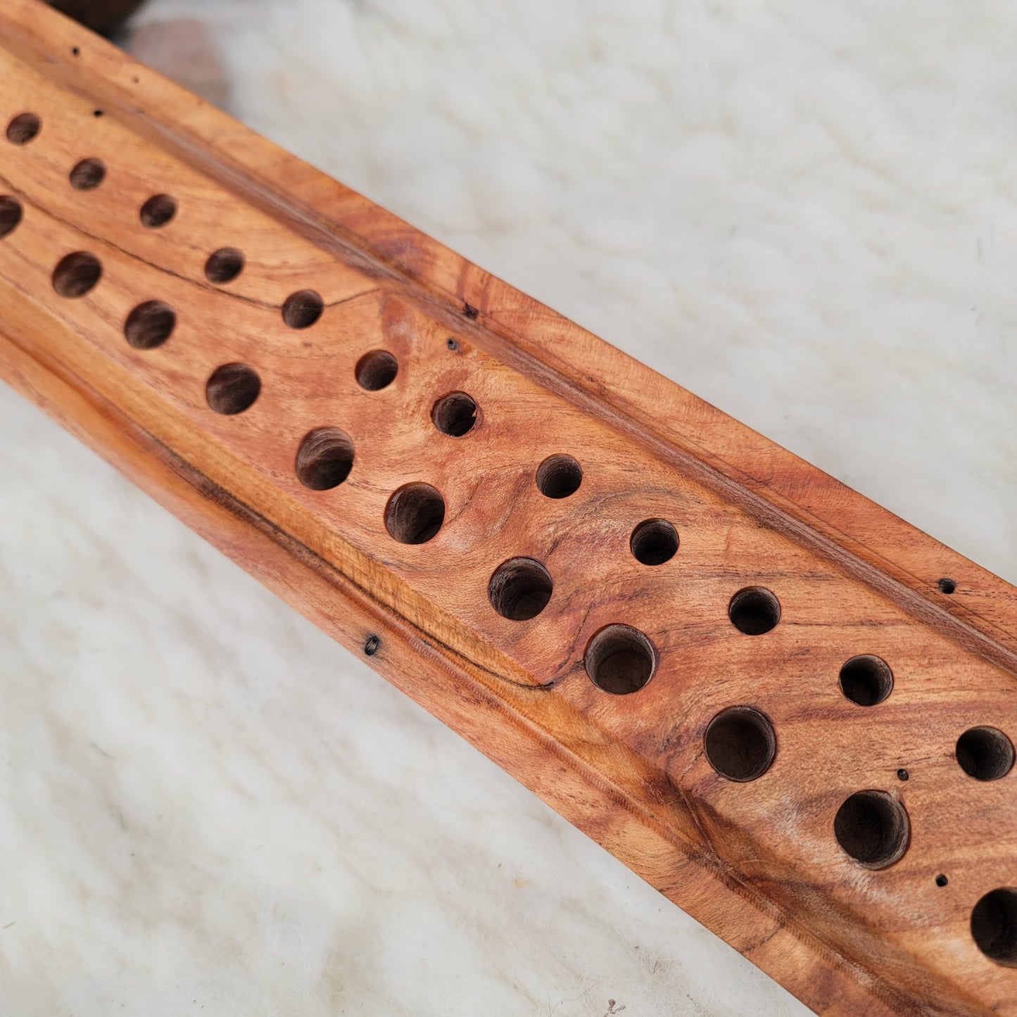 29" 2 Row Peg Loom - Black Locust - Live Edge - 25-093