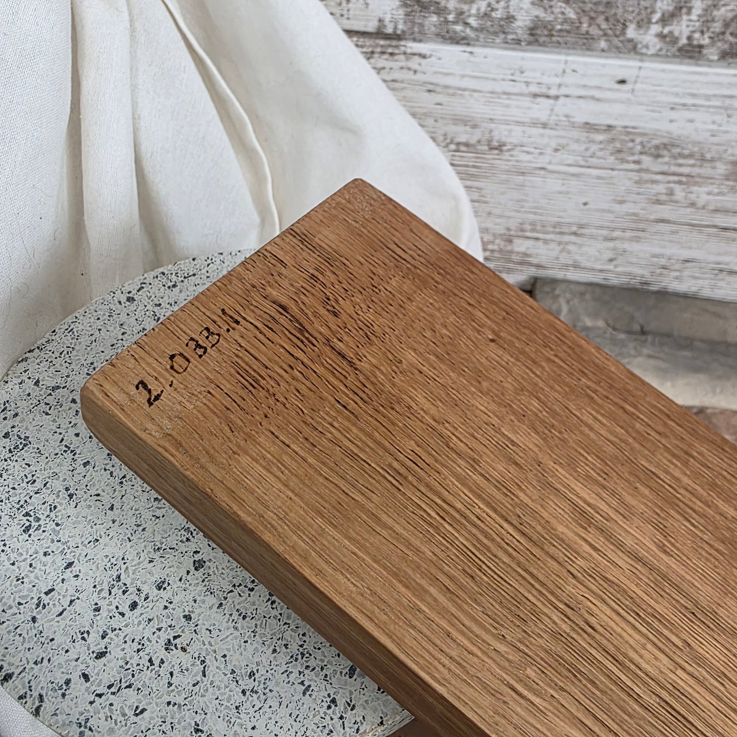 24" Reclaimed Barnwood White Oak Goldilocks Peg Loom