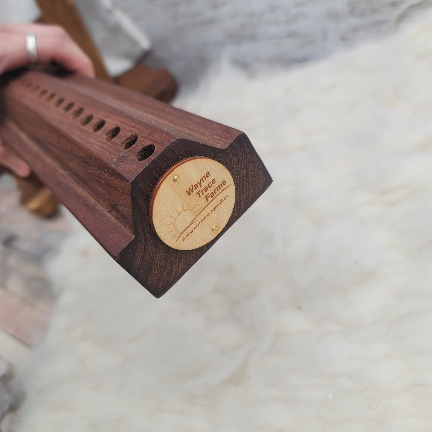 20" Dainty Lady Peg Loom - Black Walnut - 24-054