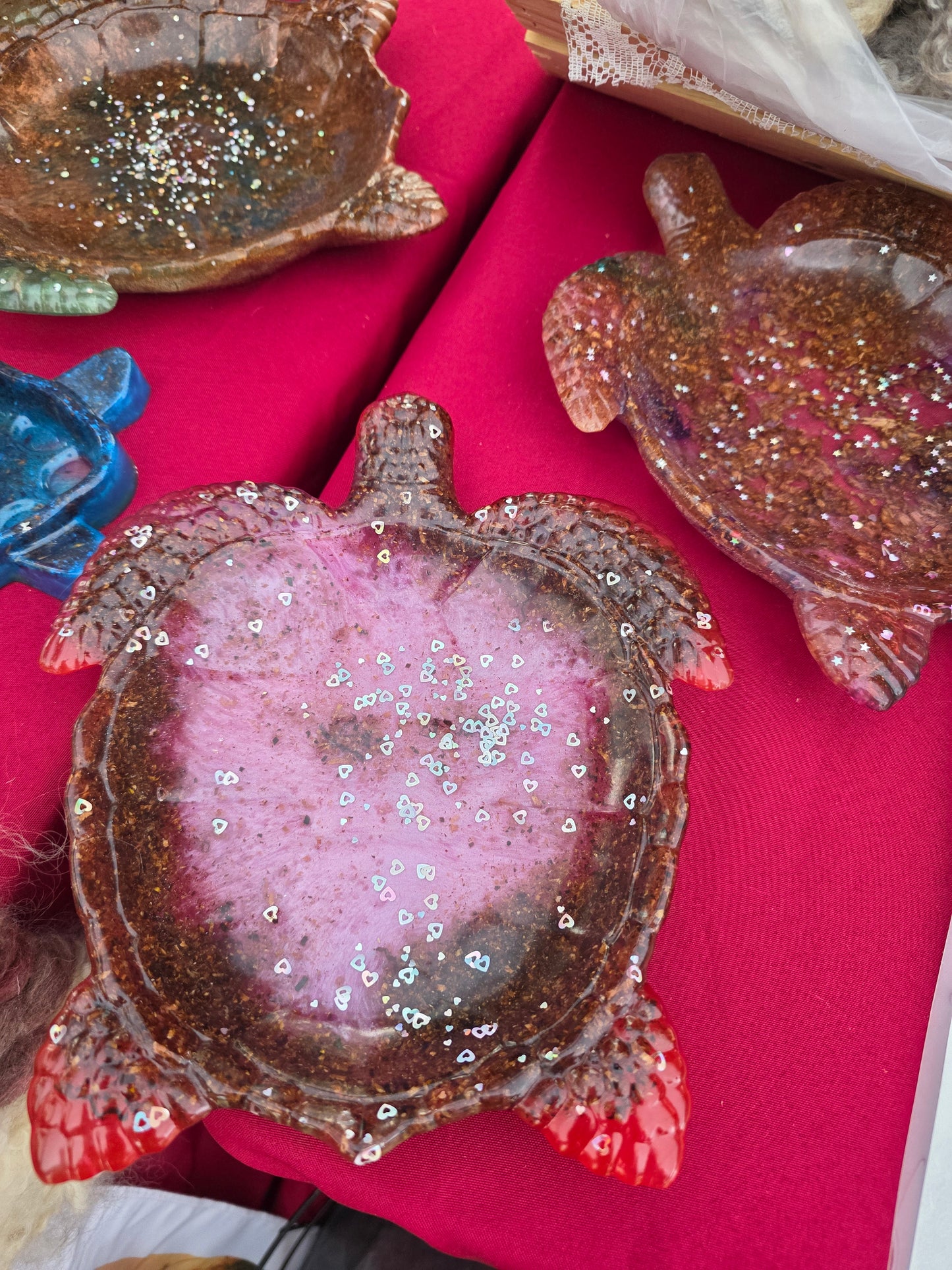 Wood and Resin Turtles