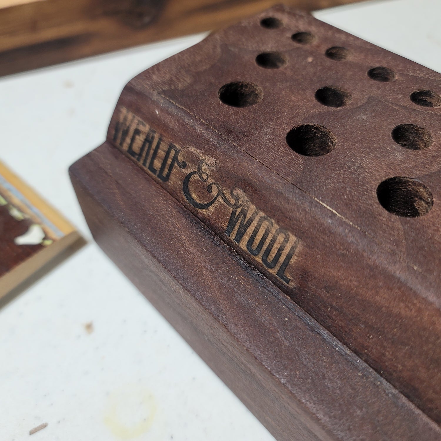 Black Walnut Peg Looms - Weald & Wool