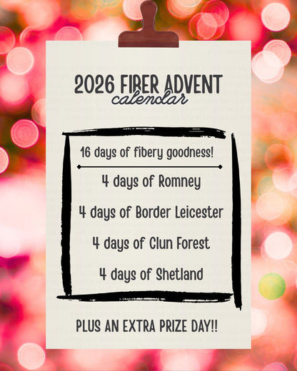 2026 Two Friends Fiber Advent Calendar