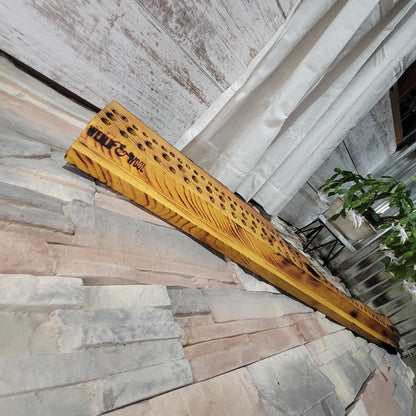 36" Goldilocks Peg Loom - Live Edge - Osage Orange