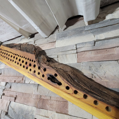 36" Goldilocks Peg Loom - Live Edge - Osage Orange