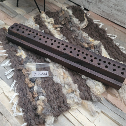 18" 2 Row Peg Loom - Black Walnut - 25-023