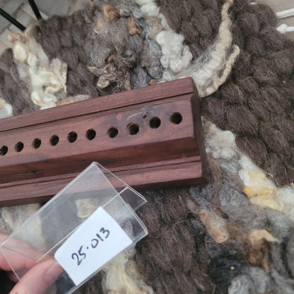 12" Dainty Lady Peg Loom - Black Walnut -25-013