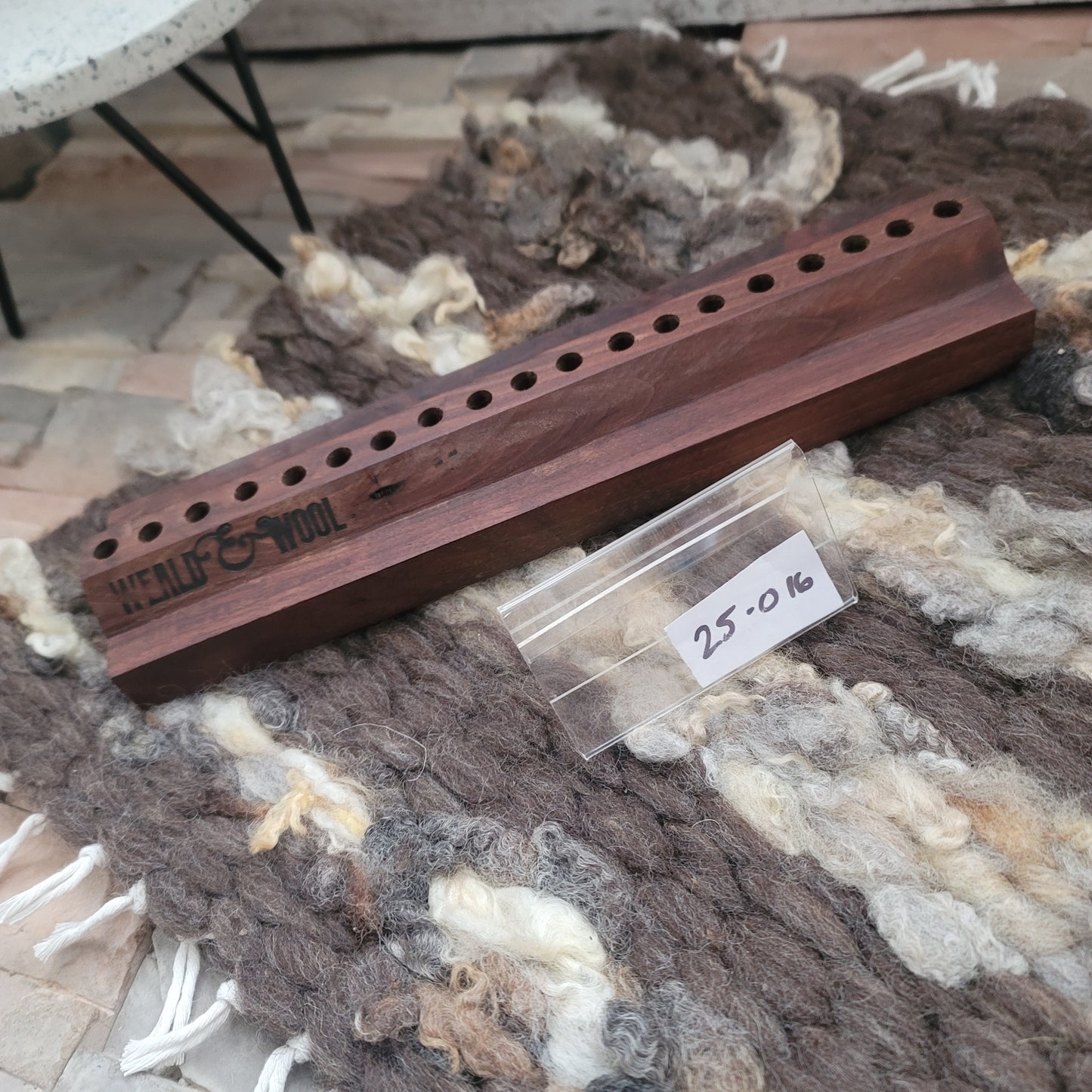 12" Dainty Lady Peg Loom - Black Walnut -25-016