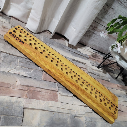 24" Goldilocks Peg Loom - Live Edge - Osage Orange