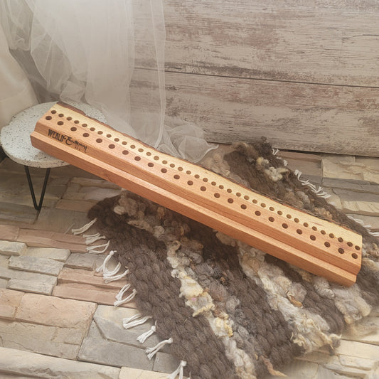 24" 2 Row Peg Loom - Black Locust - Live Edge - 25-190