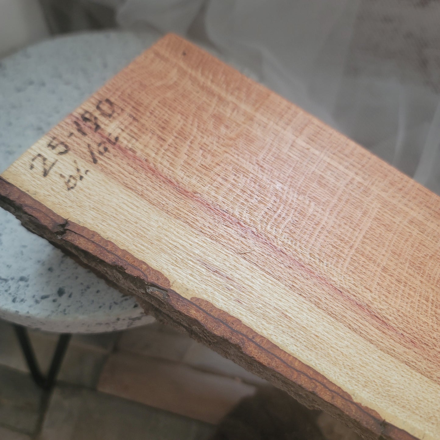 24" 2 Row Peg Loom - Black Locust - Live Edge - 25-190