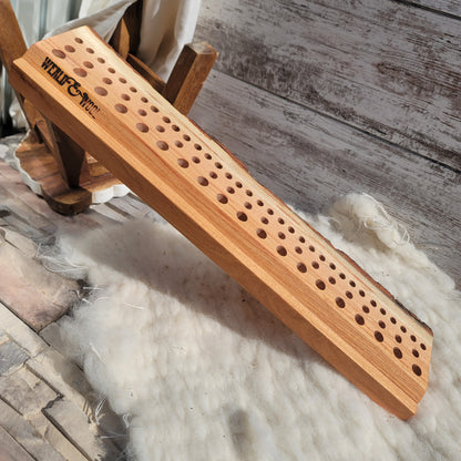 21" Black Locust Live Edge Goldilocks Peg Loom - 25-104