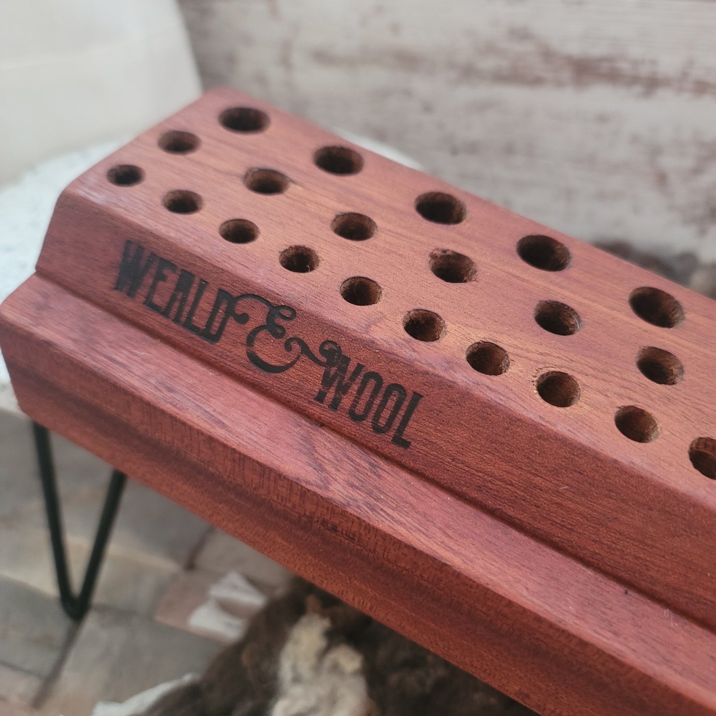24" Sapele Goldilocks Peg Loom - 25-176
