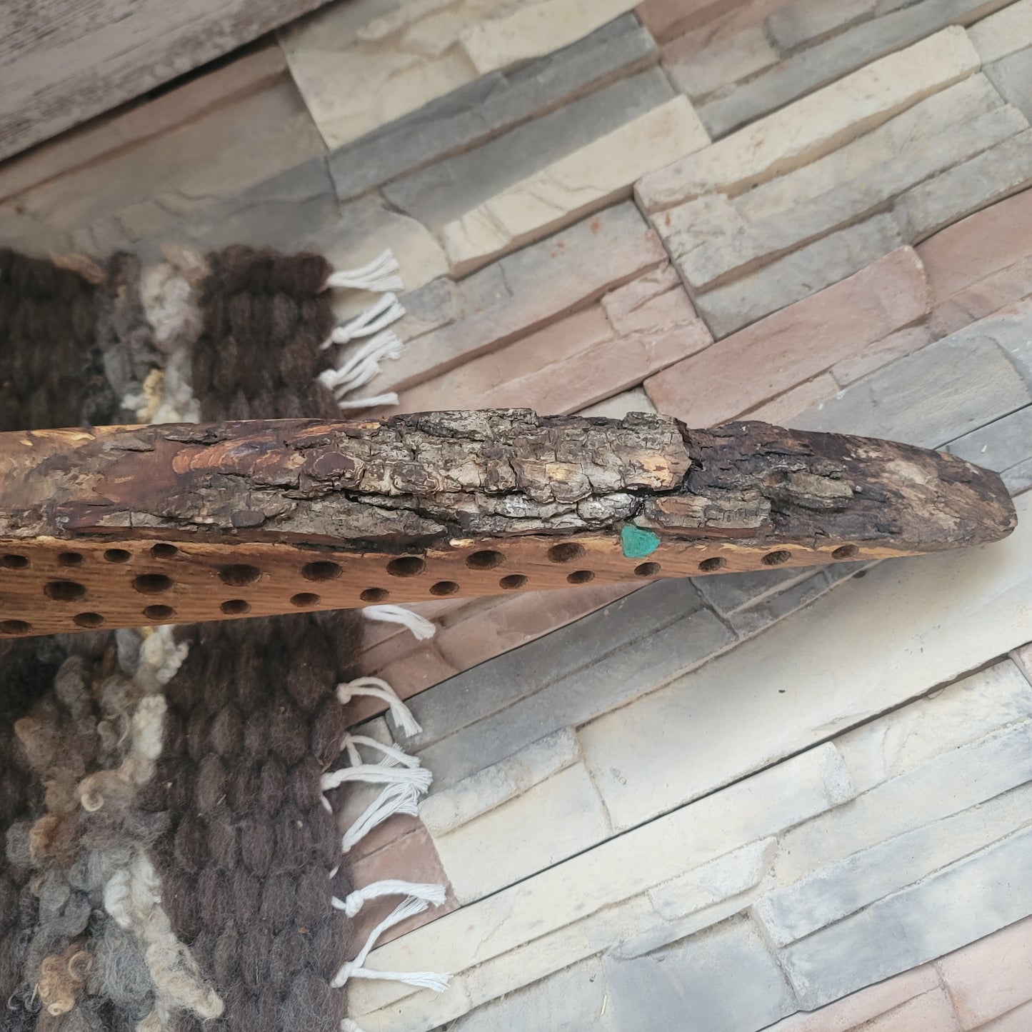 28" Goldilocks Peg Loom - White Oak - Live Edge - 25-174