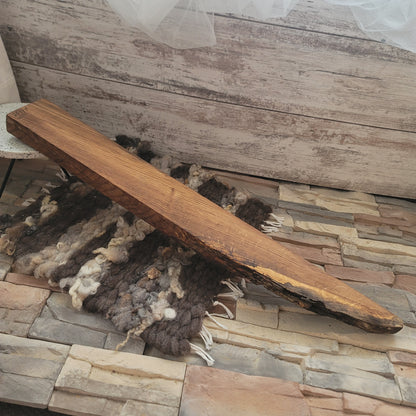 28" Goldilocks Peg Loom - White Oak - Live Edge - 25-174