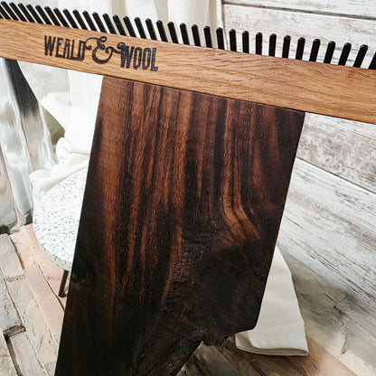 12" x 15" Figured Walnut Tapestry Loom