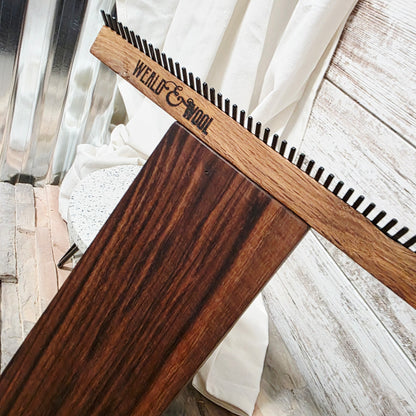 12" x 15" Walnut Tapestry Loom