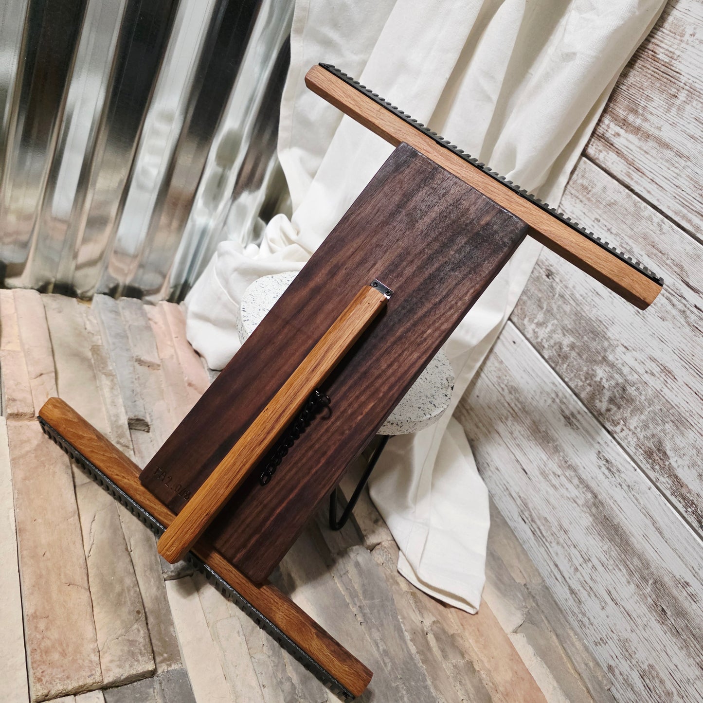 12" x 15" Walnut Tapestry Loom