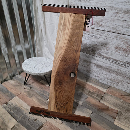 12" x 21" White Tiger Oak Tapestry Loom