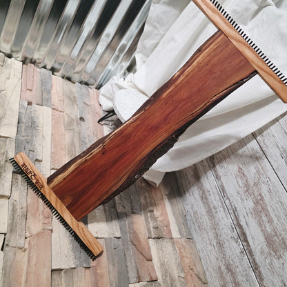 12" x 23"  Live Edge Plum Tapestry Loom