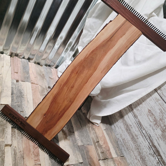 23" Live Edge Plum Tapestry Loom