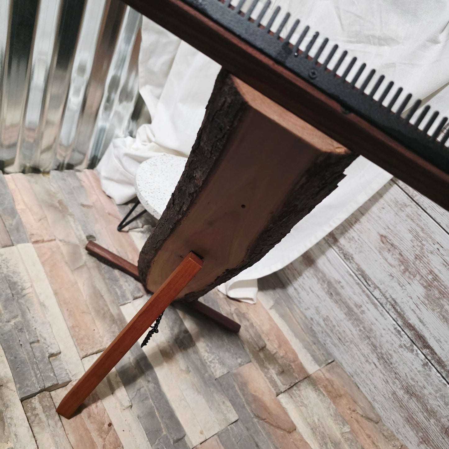 23" Live Edge Plum Tapestry Loom