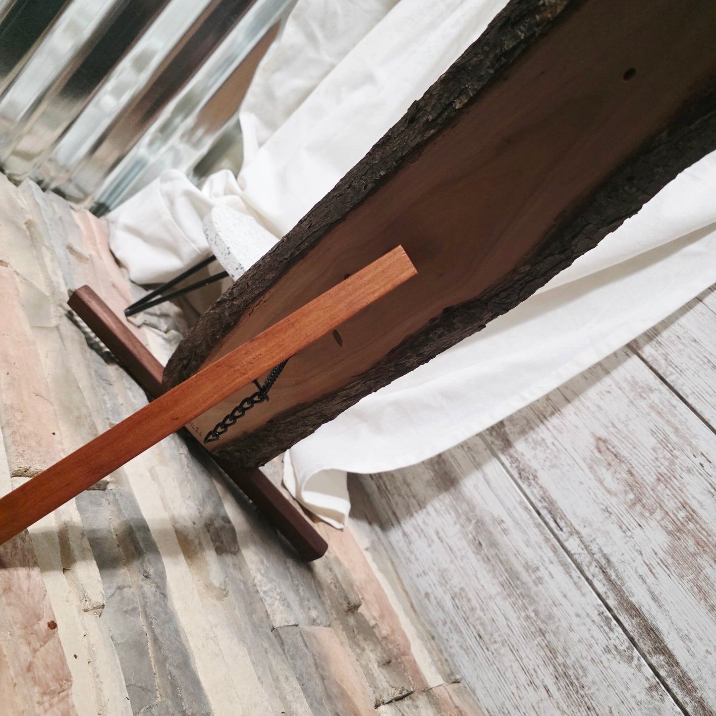 23" Live Edge Plum Tapestry Loom