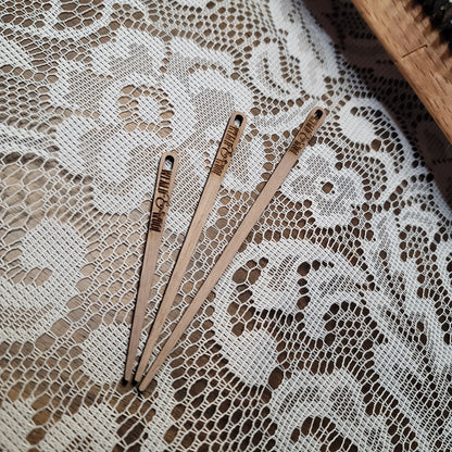 Hardwood Wool Weaving Needle Set