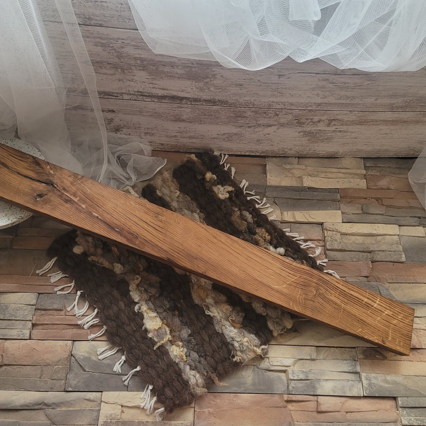 36" 2 Row Peg Loom - White Tiger Oak - 25-205